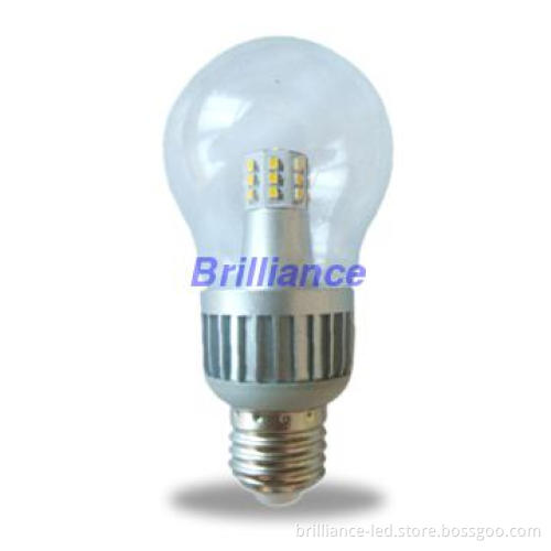 5W LED Clear Bulb, Pear Shape, 90lm/Watt, E26, Cool White